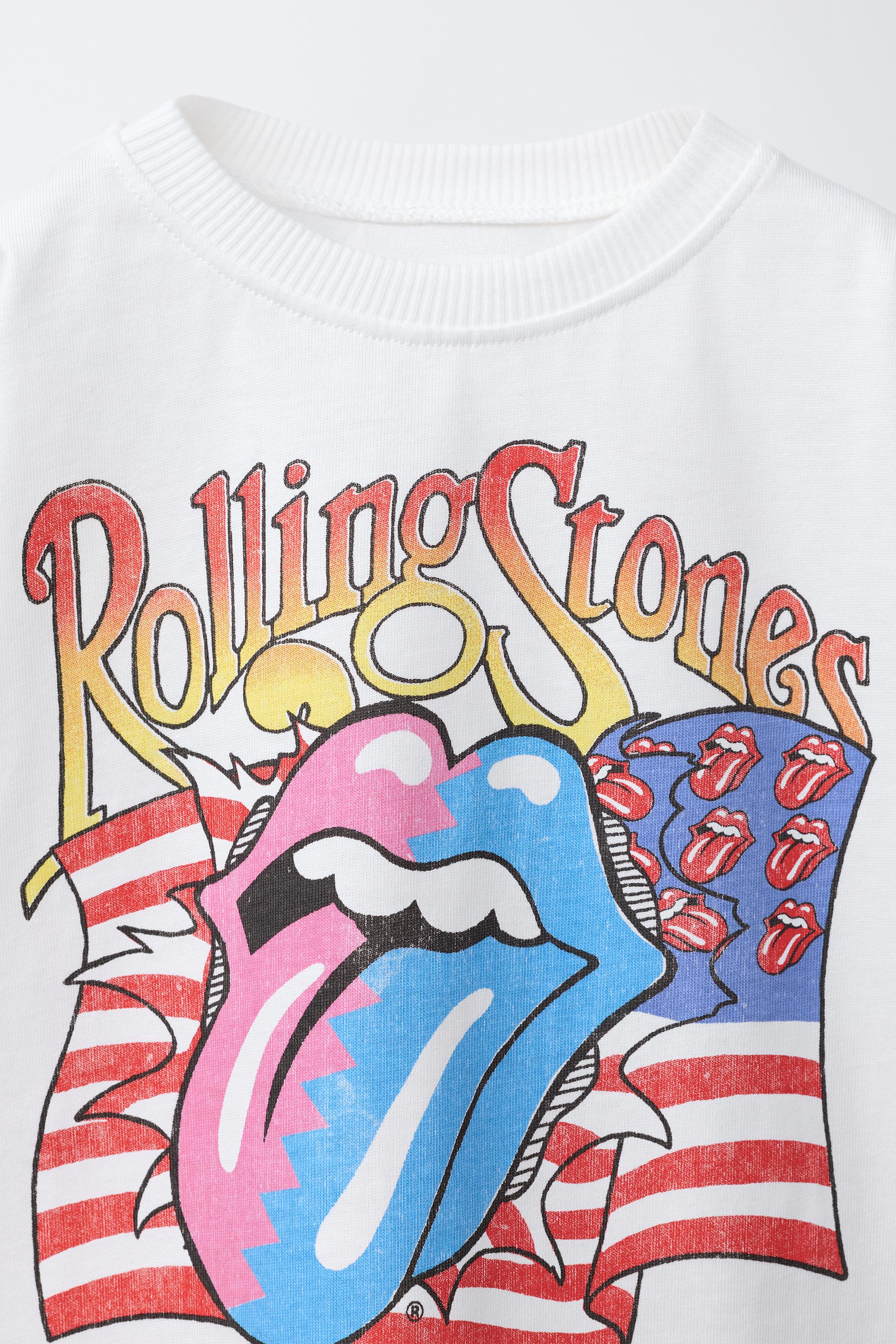 T-SHIRT IMPRIMÉ ROLLING STONES